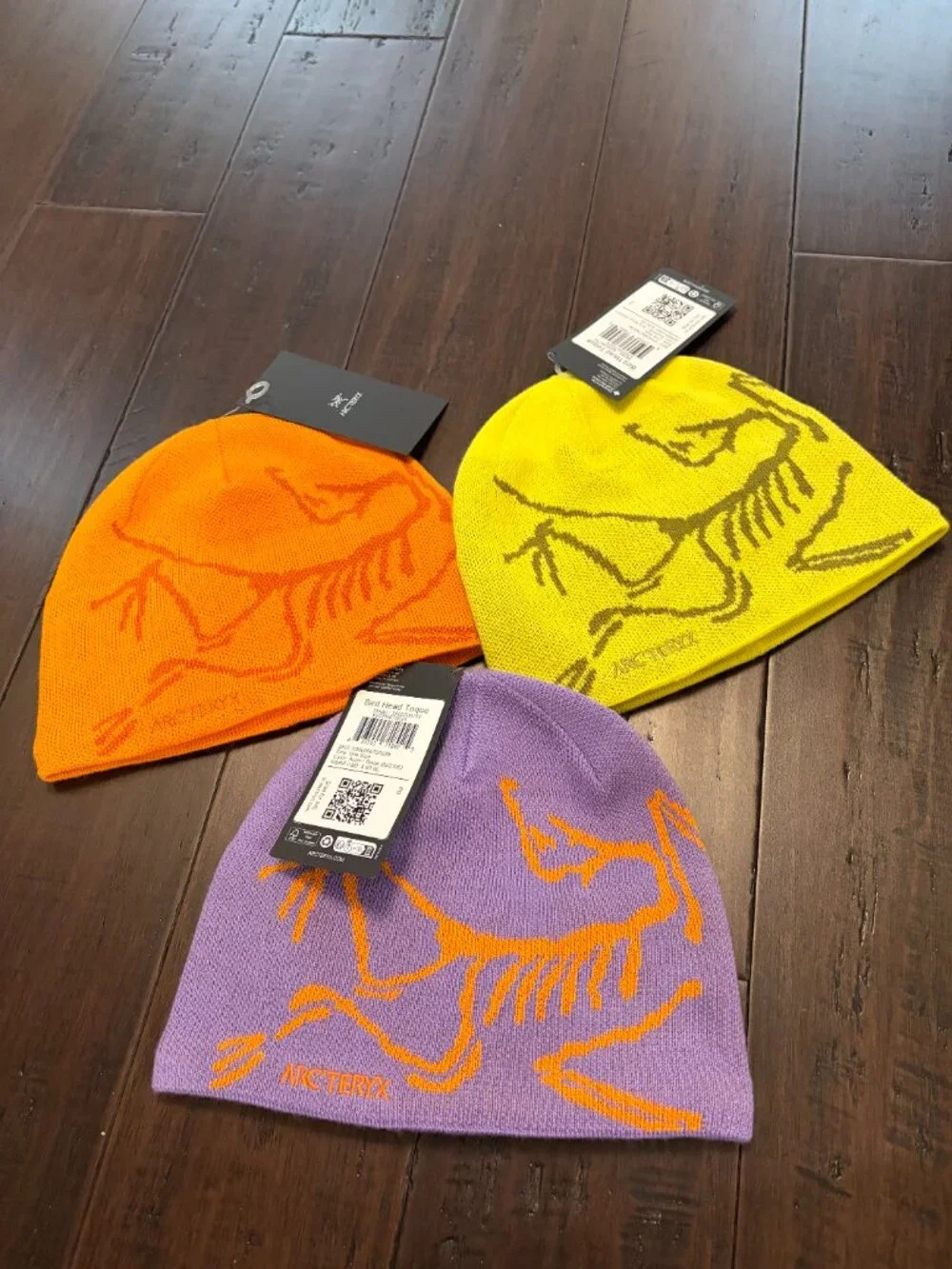 New Arc'teryx Bird Head Toque Beanie (FW25) Blaze/Copper Sky